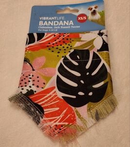 NWT! Vibrant Life Dog Bandana Sz XS/Sm